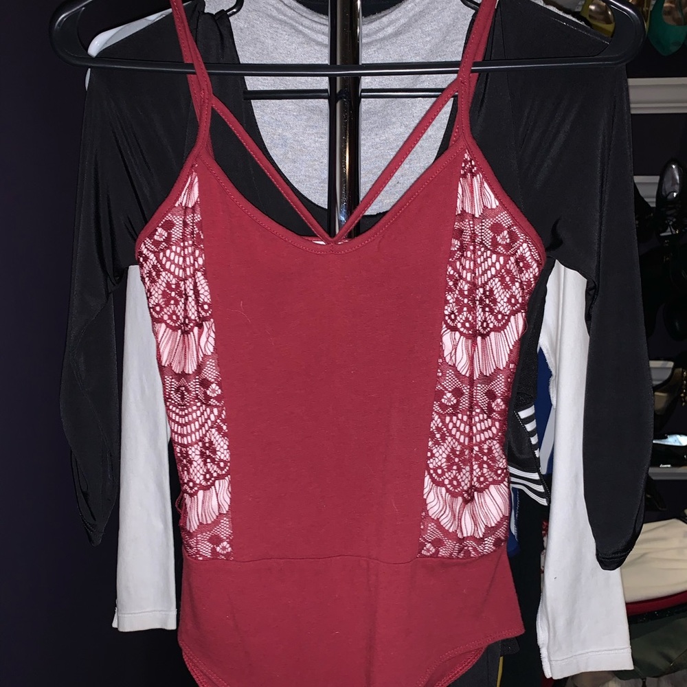 Strappy body suit